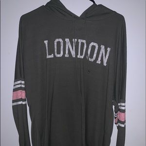 About A Girl Green London Hoodie